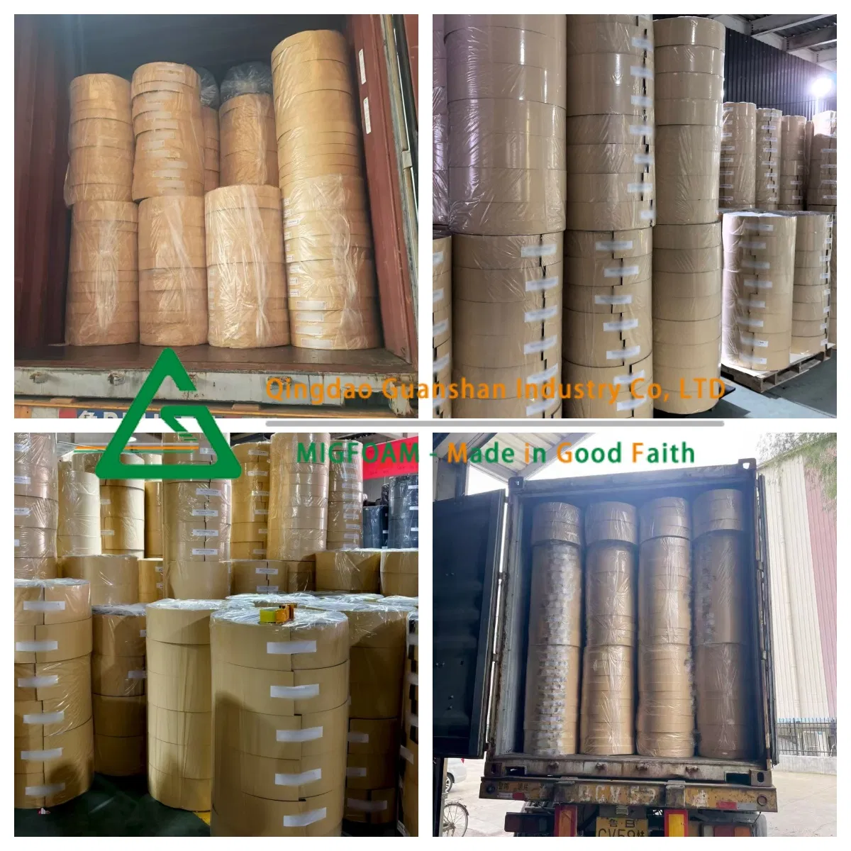 75mm, 100mm, 150mm, 200mm, 300mm Width Adhesive Foam Expansion Joint Foam