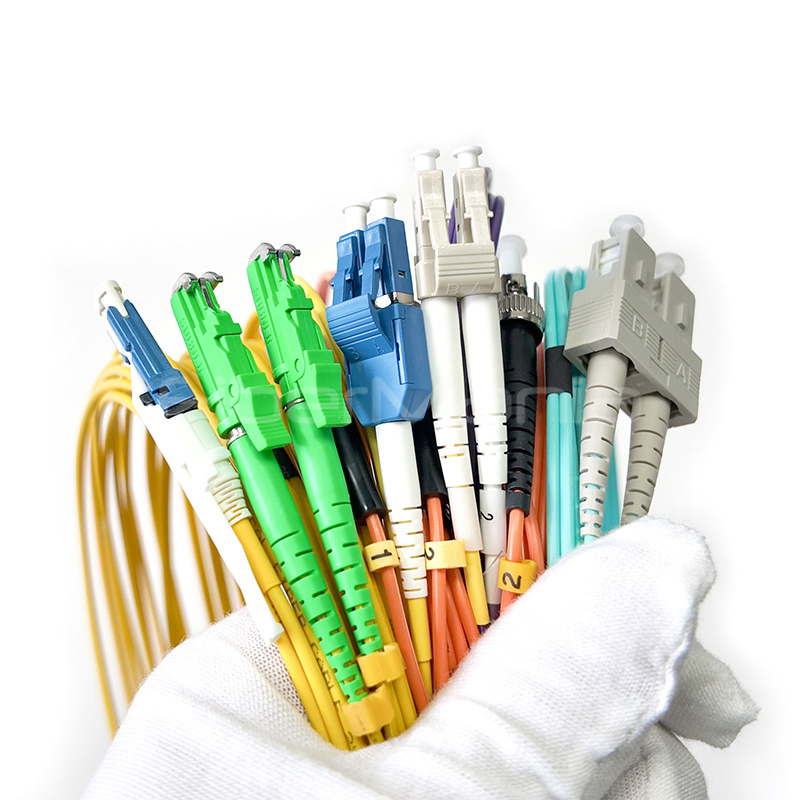 Armored LC-SC OS2 Single Mode Indoor Fiber Optic Patch Cable - Bulk Order &amp; Custom Lengths