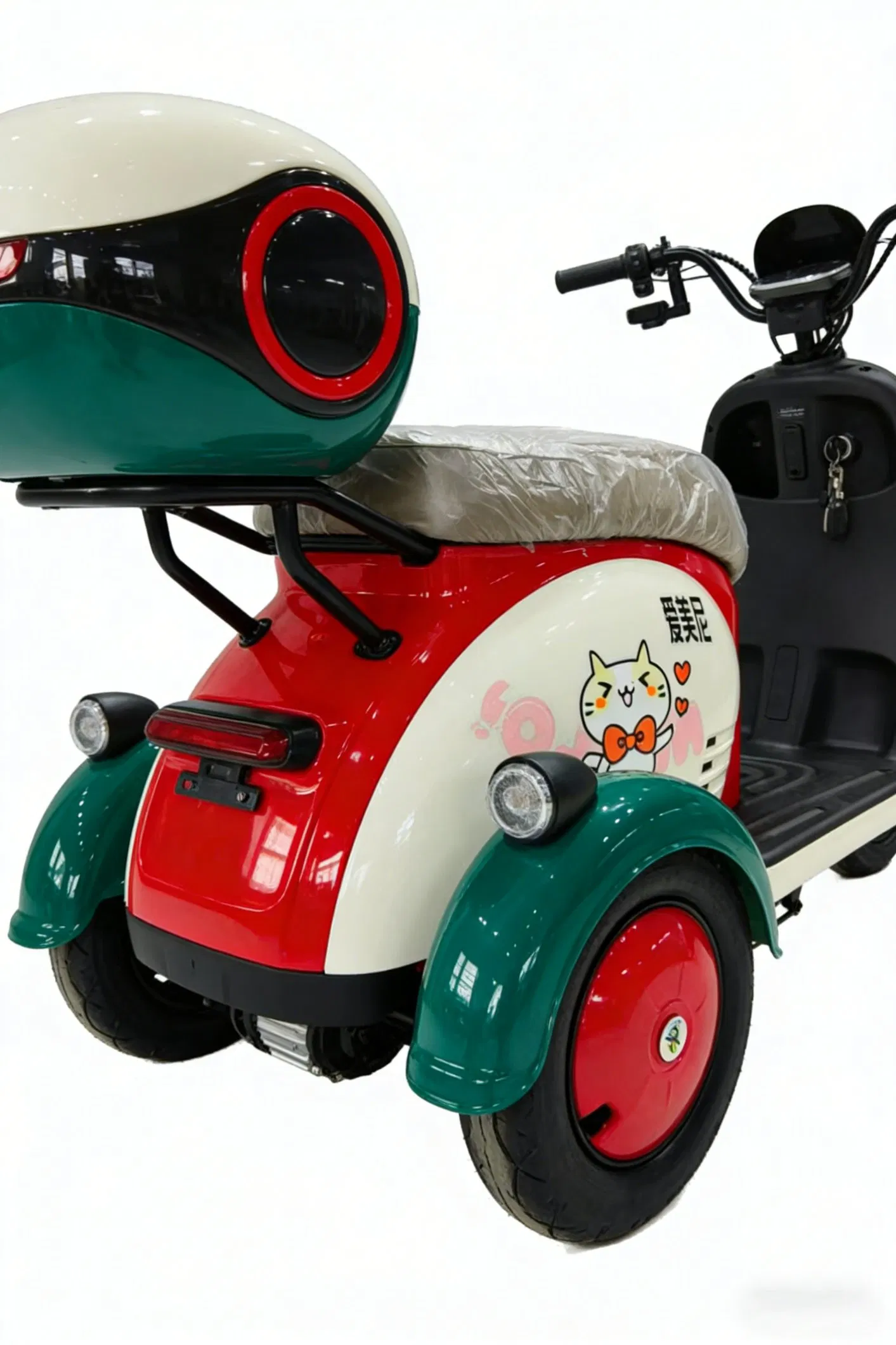 Stylish Electric Tricycle with Storage for Elderly Leisure Rides