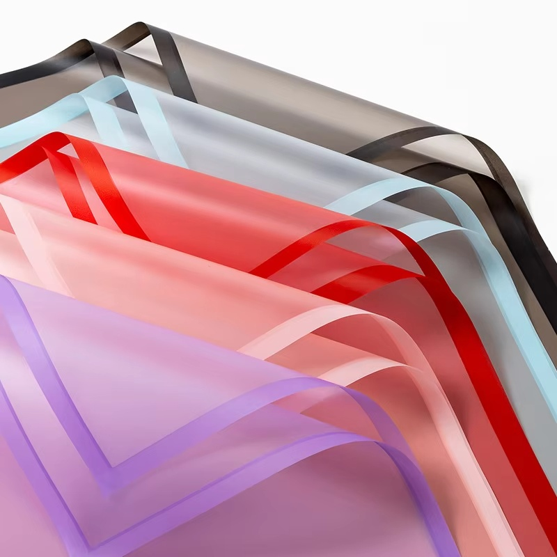 Elegant Floral Glassine Wrapping Paper for Gift Presentation