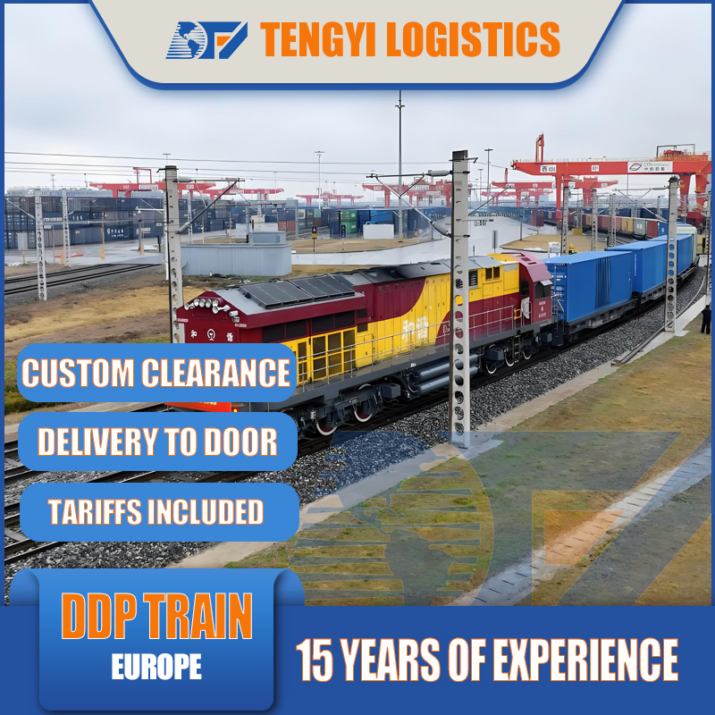 DDP Railway Train Freight Forwarding Services From China to Slovenia Europe
