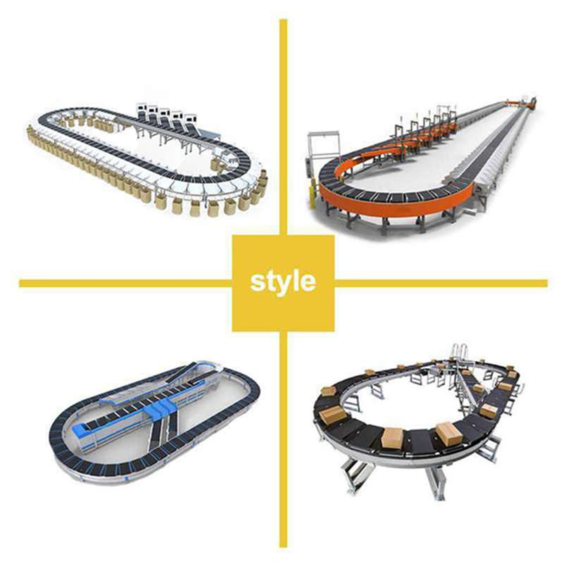 Express E-Commerce Parcels Logistic Boxes Belt Conveyor Dws Scanning Sorting System