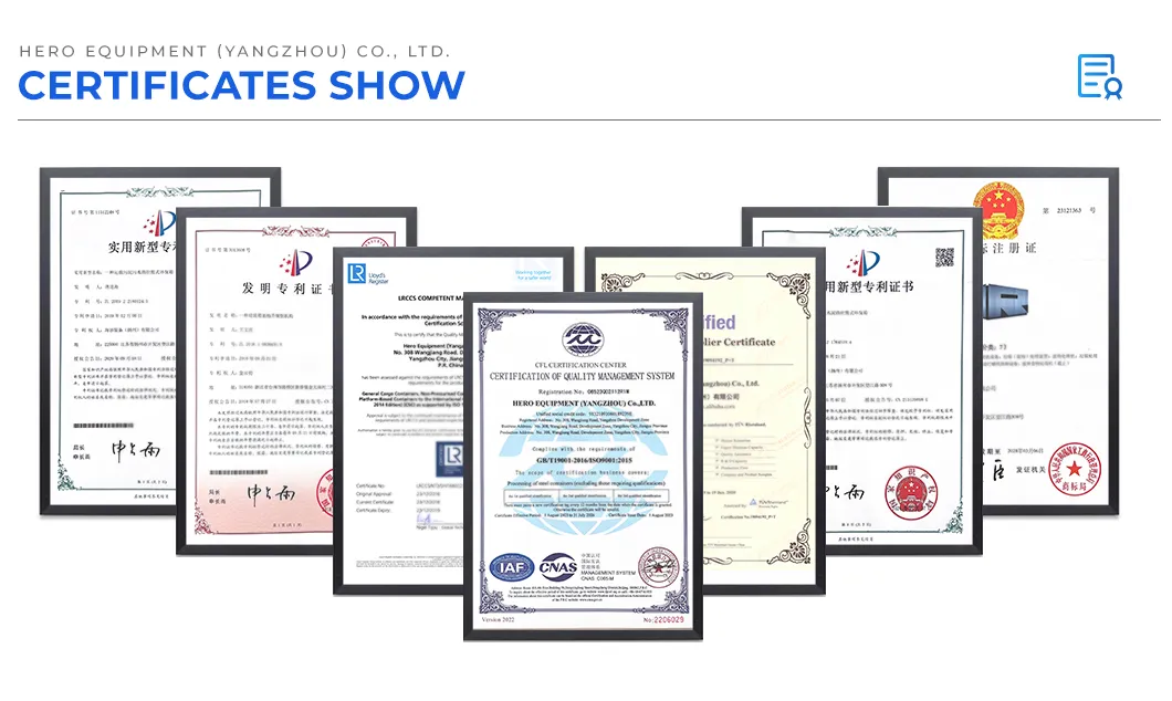 Certificates