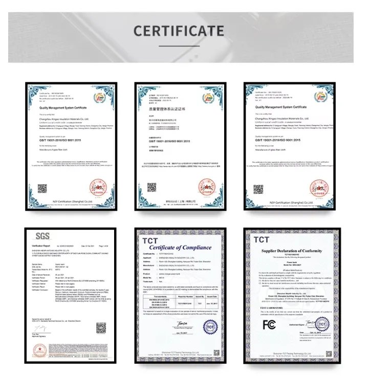 Certification Documents