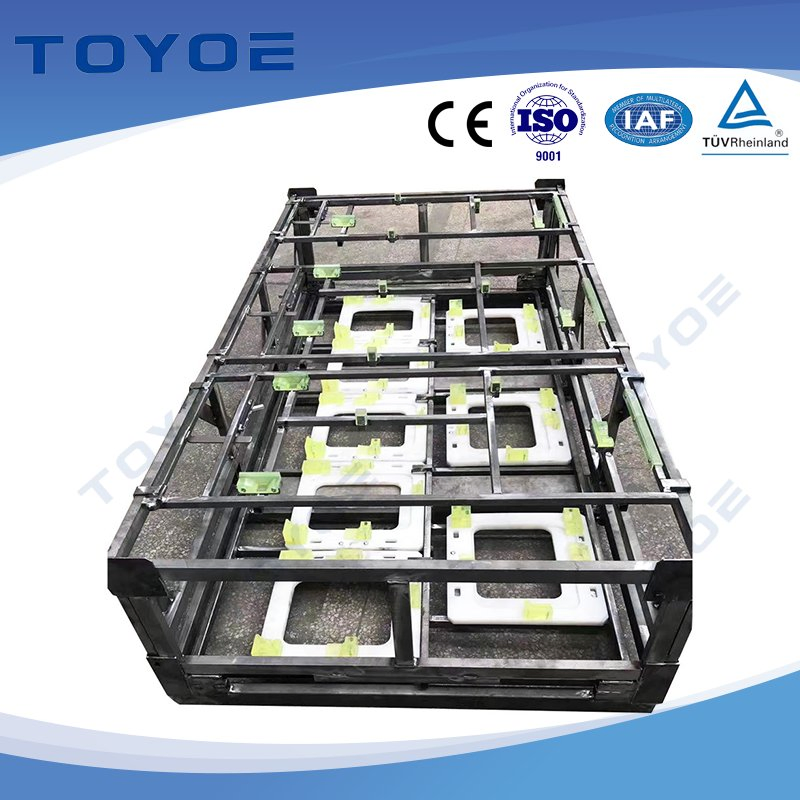 Customized Packaging Solution for Plastic Parts with EPP Foam Lining and Metal Shelving Roll Storage Rack Warehouse Rack