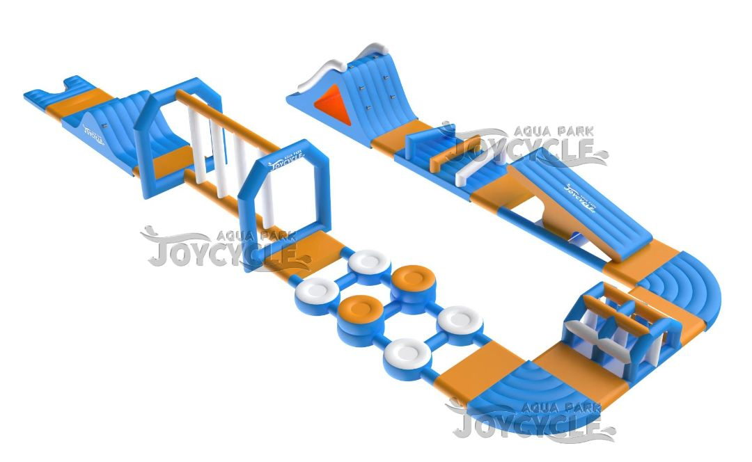 Mini Inflatable Water Park Obstacle Course Playground for Children and Adults