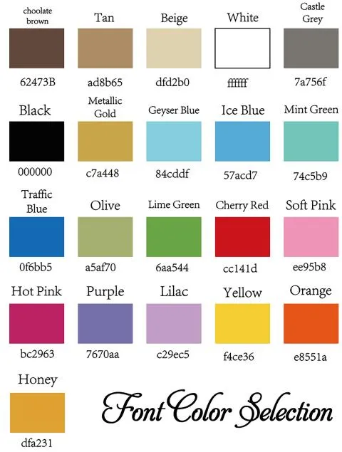 Color Options
