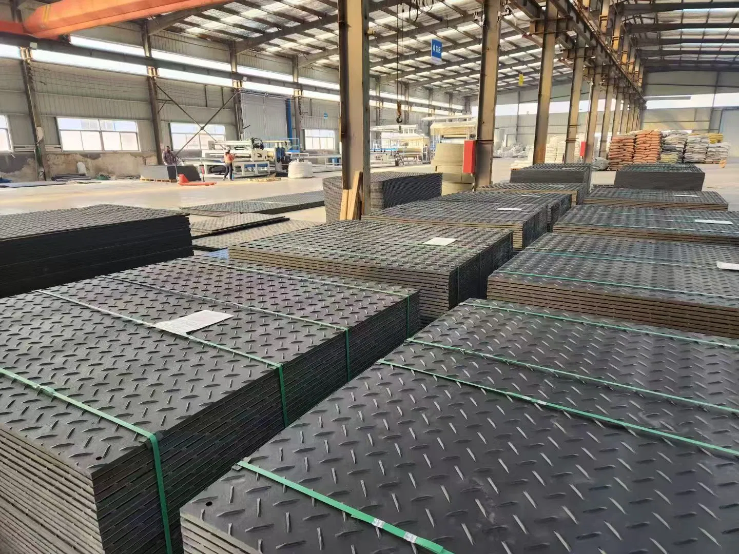 Construction Road Matte Excavator Track Mats Construction Site Access Mats