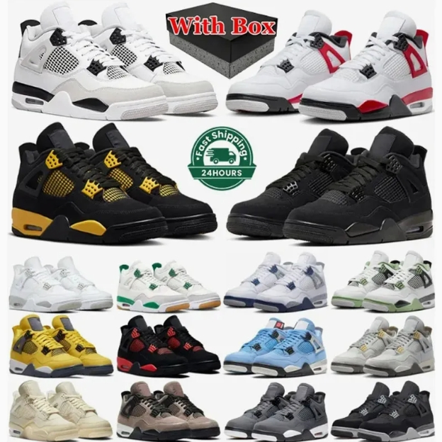 Aj4 Men's Shoes Lightweight Running Shoes Basketball Training Shoes Casual Sports Shoes Direct Sales From Factory