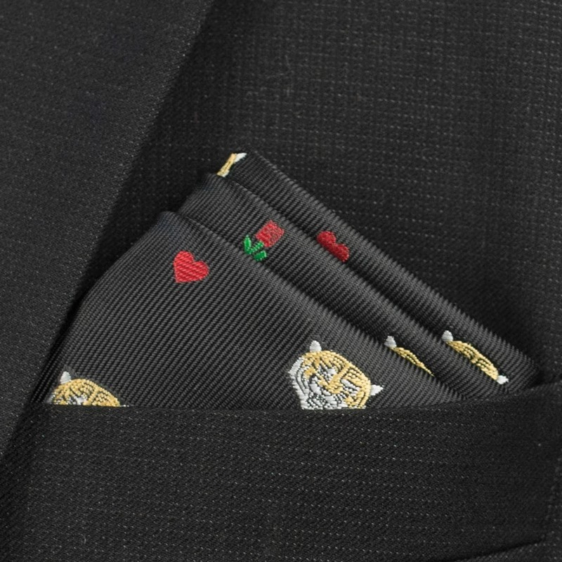 Custom Printed Silk Pocket Square