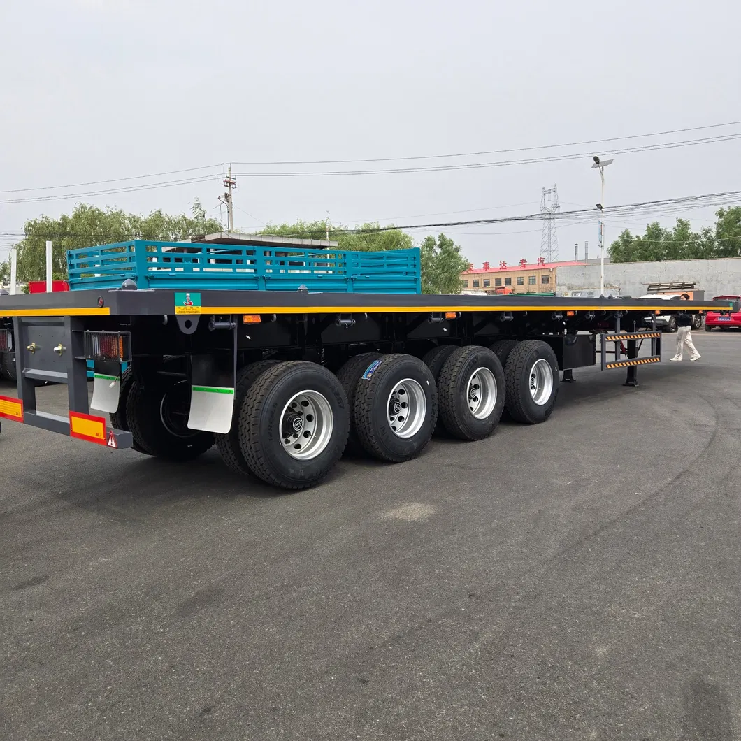 Flatbed Semi Trailer View 10