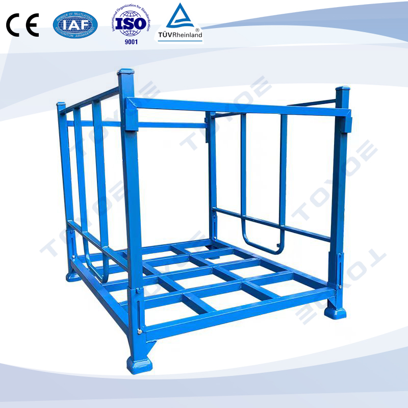Folding and Stacking Storage Rack Medium Duty Shelving Warehouse Shelf Save Floor Space for The Packaging and Transportation of Automotive Parts