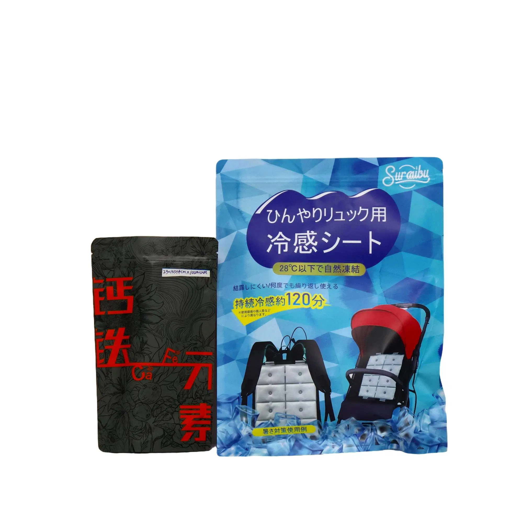 Matte Surface Aluminum Foil High Barrier Stand up Pouch Resealable Ziplock Food Grade Mylar Bag Packaging Pouch Moisture Proof Fresh Keeping Food Packaging Bag