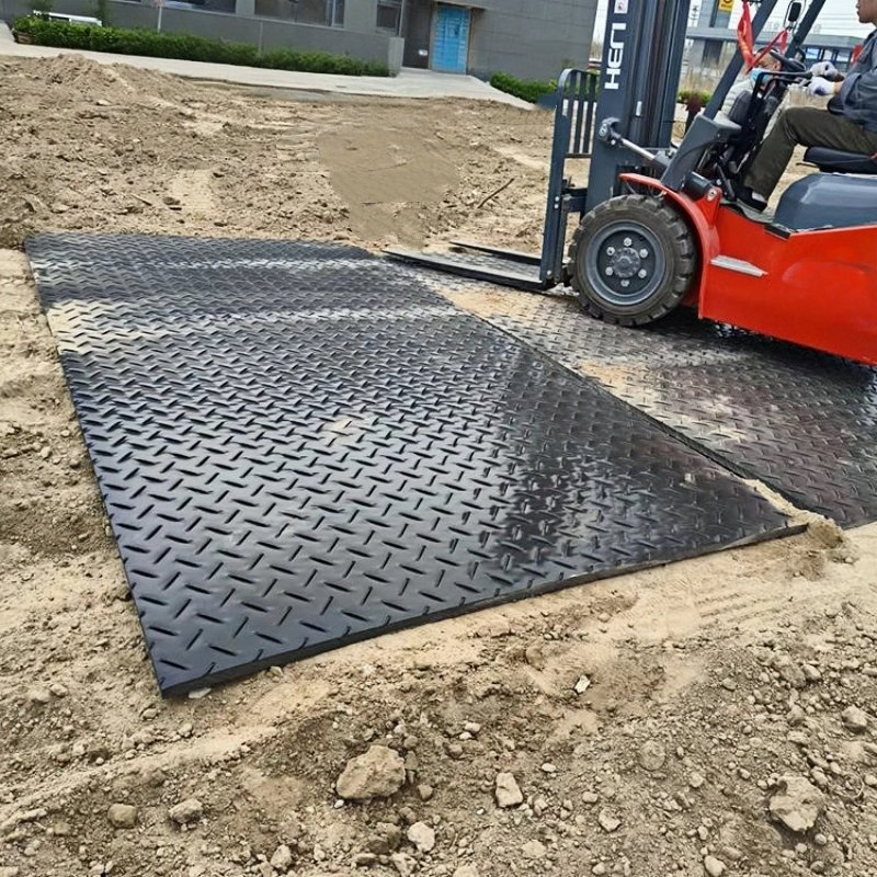 Water &amp; Chemical Resistance HDPE Plastic Sheet Temporary Ground Mats