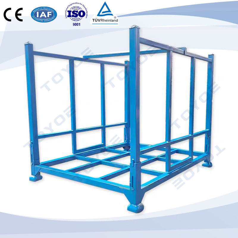Folding and Stacking Storage Rack Medium Duty Shelving Warehouse Shelf Save Floor Space for The Packaging and Transportation of Automotive Parts