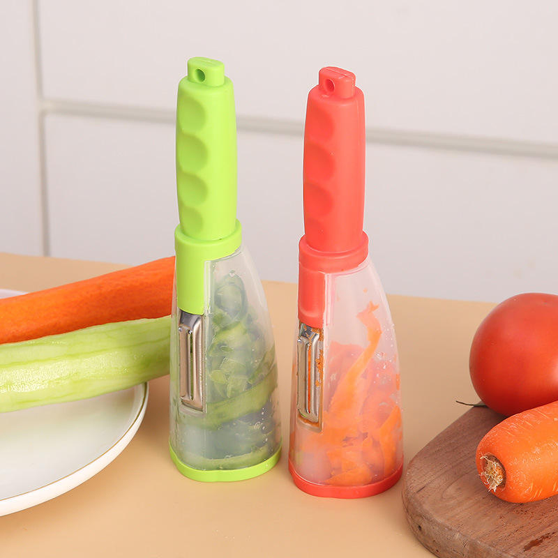 Multifunctional Stainless Steel Kitchen Peeler with Storage Box Tool
