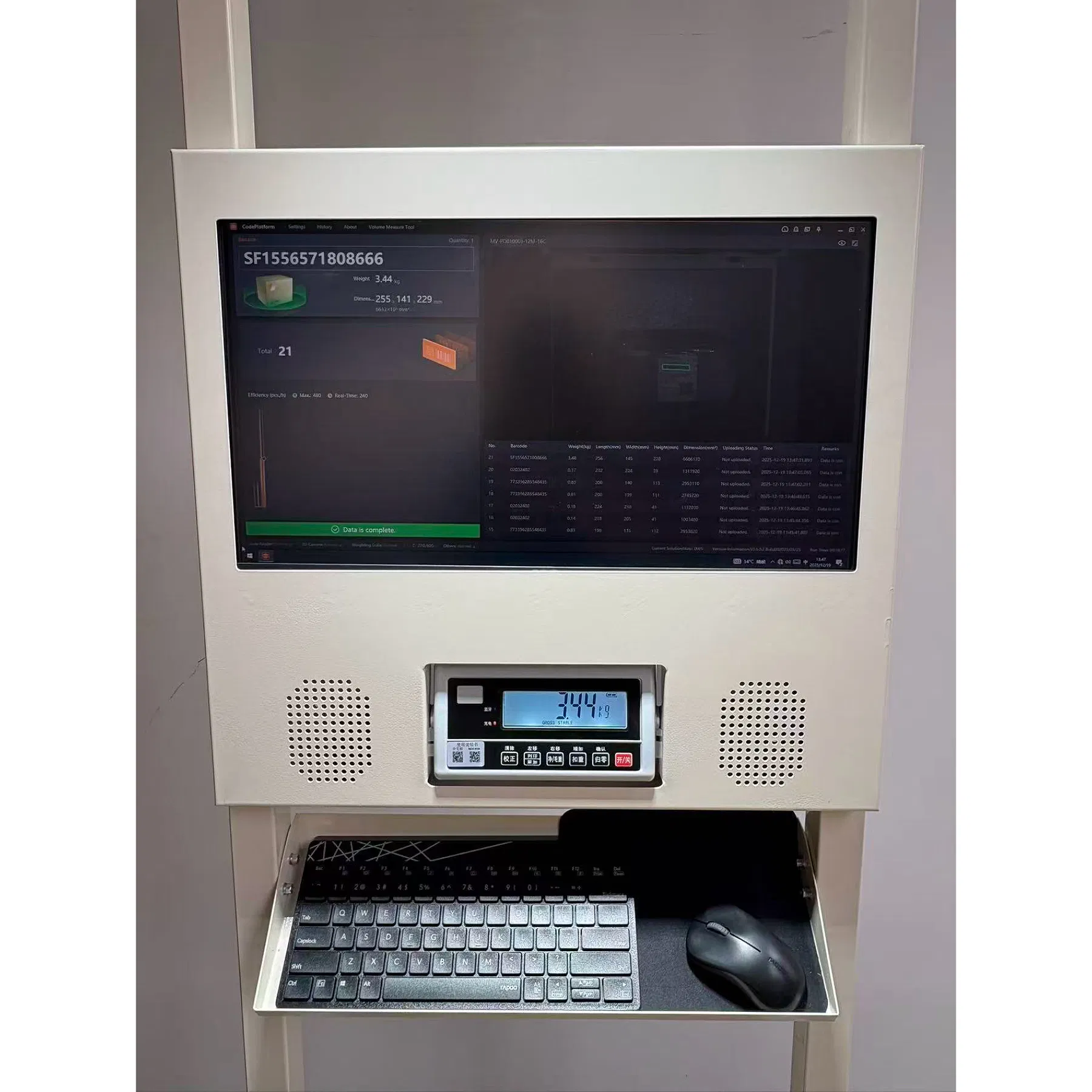 Truelisort Intelligent Dimension Weight Inspection Equipment Dws Scanning Weighing System