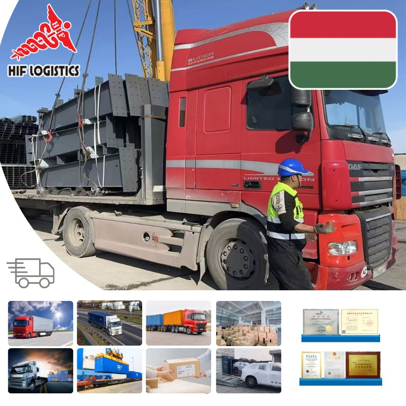 Multimodal Door-to-Door Road and Truck Shipping Transportation of Over-Dimensional Cargo Electronic Products Accepted Tir From China to Hungary