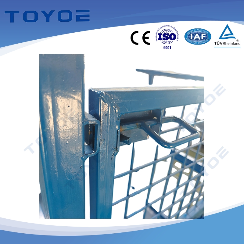Semiconductor Wafer Transport Warehouse Shelving Pallet Racking Storage Cage with Vibration-Isolation Feet and Cleanroom Certification