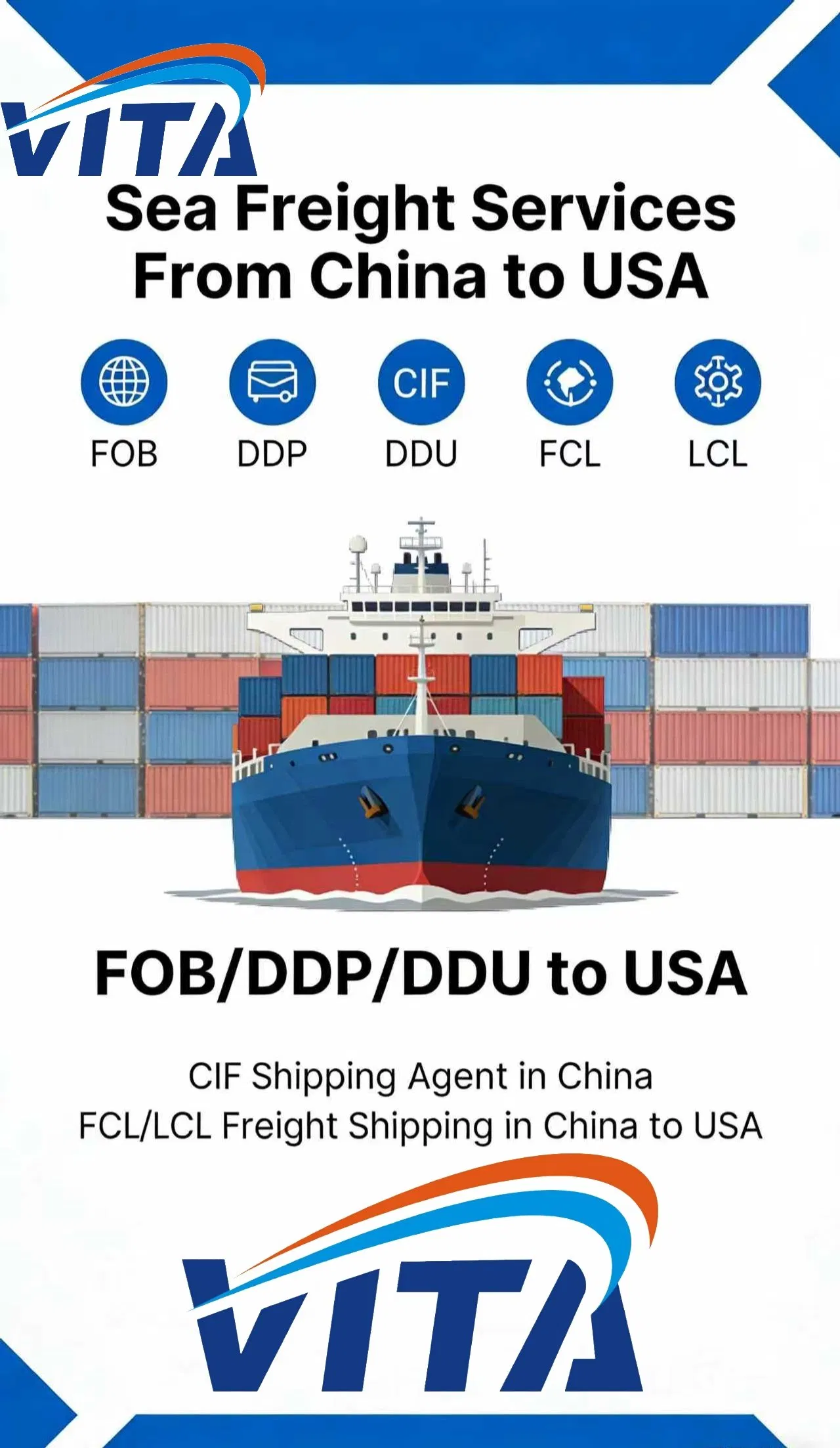 China Ports to Long Beach USA Ocean Shipping - FCL / LCL - Professional Customs Clearance