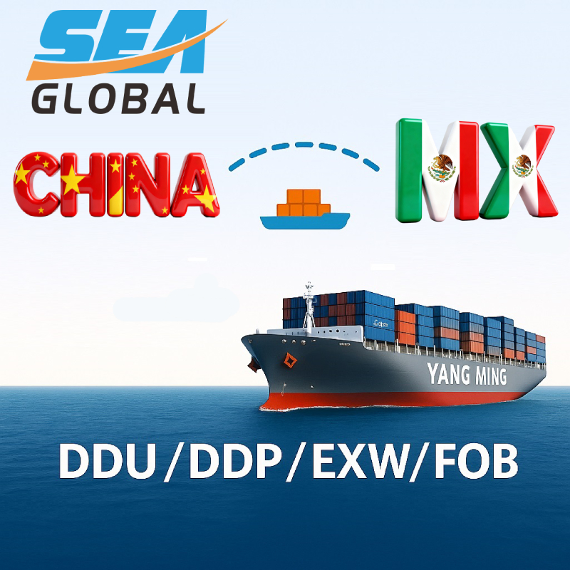 Freight Forwarder Container Shipping China to USA Canada Mexico UK EU Australia EXW Fob DDU DDP Logistics Agent