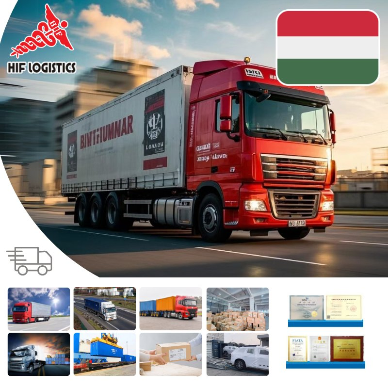 Multimodal Door-to-Door Road and Truck Shipping Transportation of Over-Dimensional Cargo Electronic Products Accepted Tir From China to Hungary