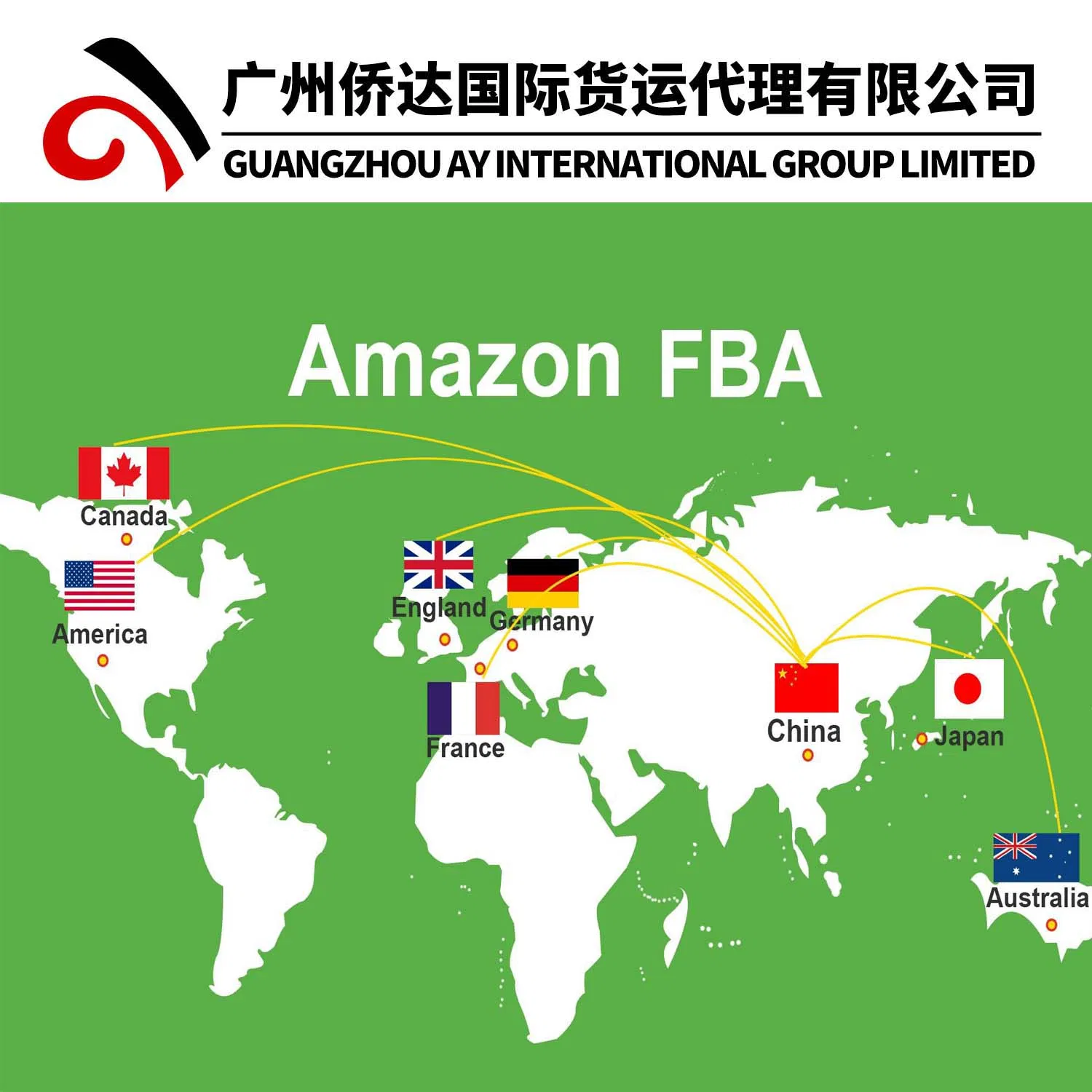 Amazon Door to Door Shipping Service From China to Us/America, Canada, Australia, England, Germany, France, Japan