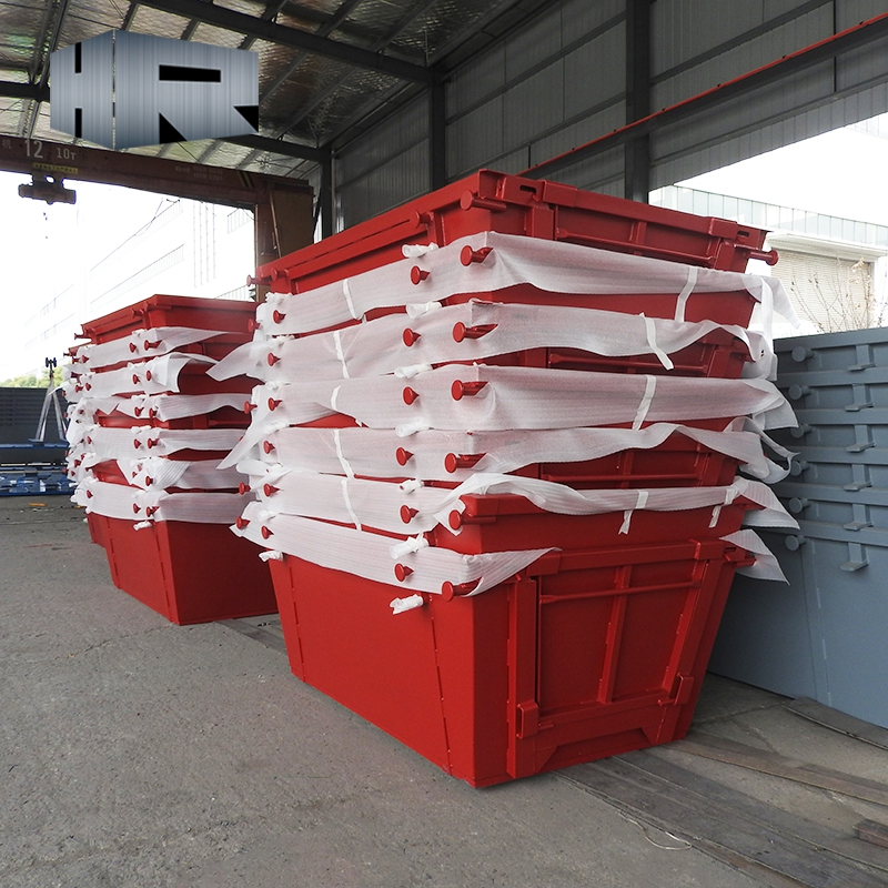 Hot Selling Skip Bins Q235 Steel Waste Skip Bins with Cheap Price Duty Skip Customized Available