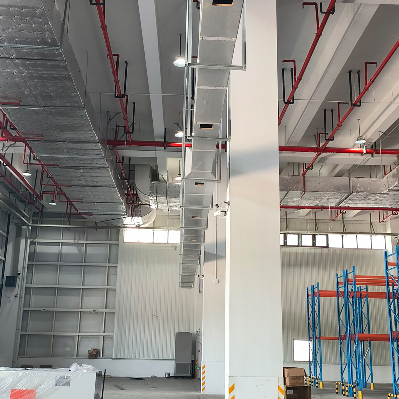 Centralized Cooling and Heating Integrated AC System for Industrial Logistics Warehouse
