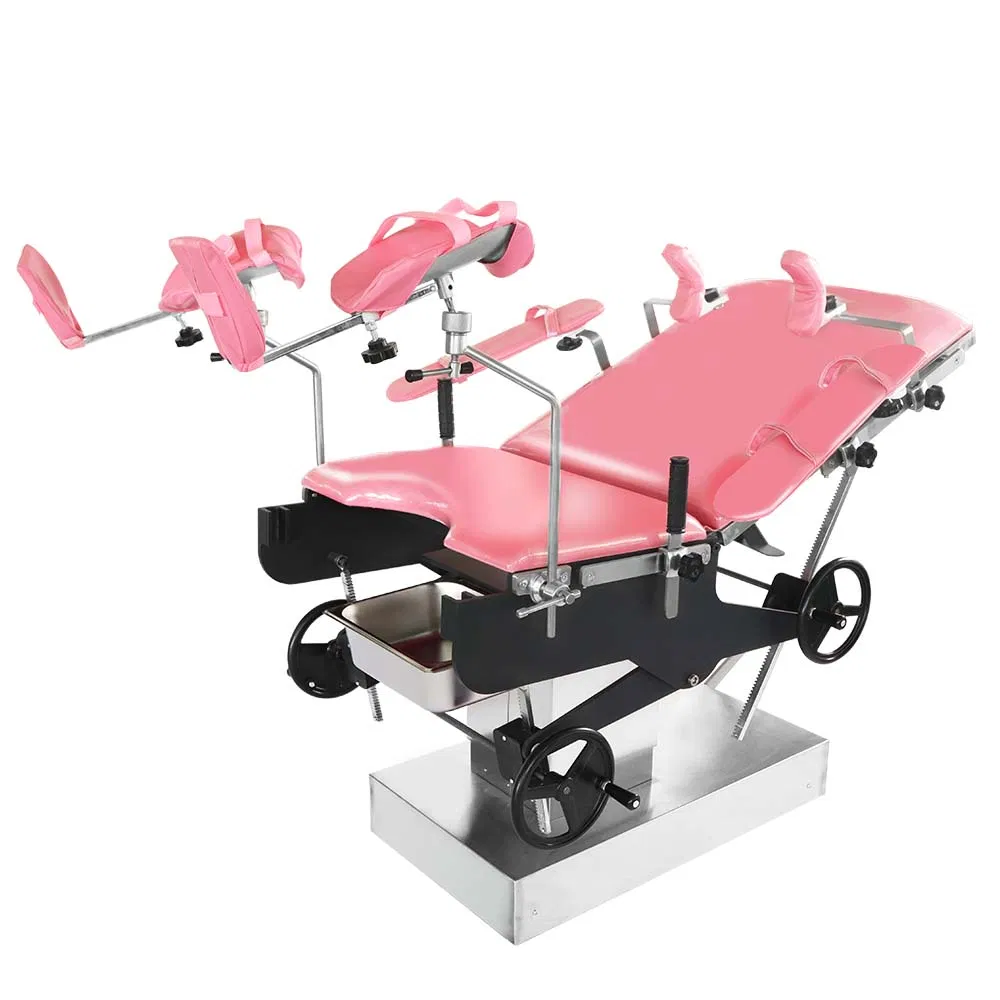 Factory Wholesale Ob-H-P06 Examination Operating Table Manual Surgery Bed Surgical Operation Table