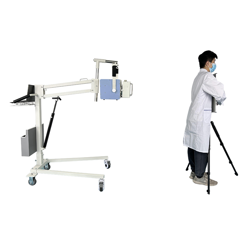 5kw Medical Mobile Digital Radiography X Ray System Portable Dr X-ray Machine for Veterinary and Human