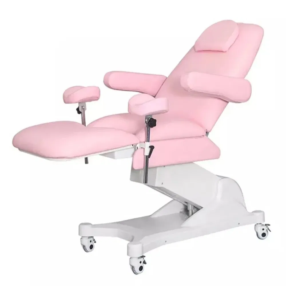 High Quality Fully Automatic Motorized Gynecological Examination Bed Electric Gynaecology Chair with Free Doctor Chair
