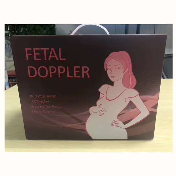 Ultrasound Stethoscope Doppler Fetal Heart Rate Meter Maternal Monitor Pregnant Women's Fetal Heart Rate Monitoring Fetal Monitor Fetal Doppler