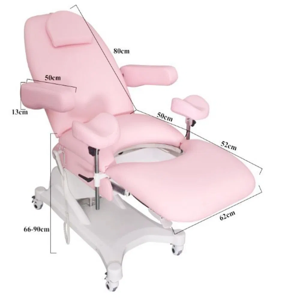 High Quality Fully Automatic Motorized Gynecological Examination Bed Electric Gynaecology Chair with Free Doctor Chair