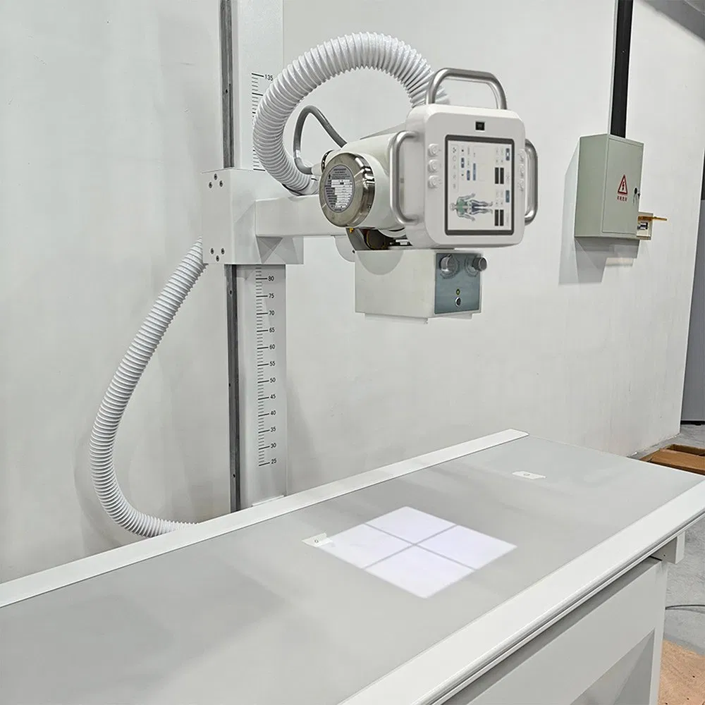 High Resolution Imaging Three-Phase 380V Double Column 50kw Medical Dr X Ray Machine