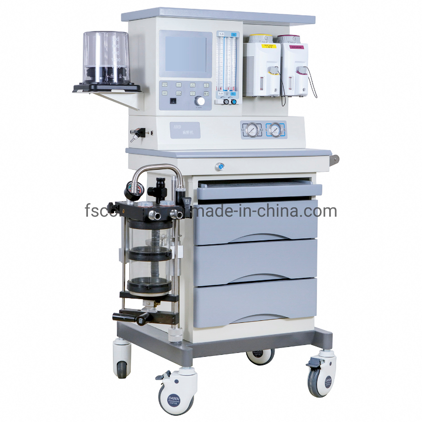 Multifunctional Hospital Medical Anesthesia Equipment Surgical Anestesia Machine Two Vaporizers