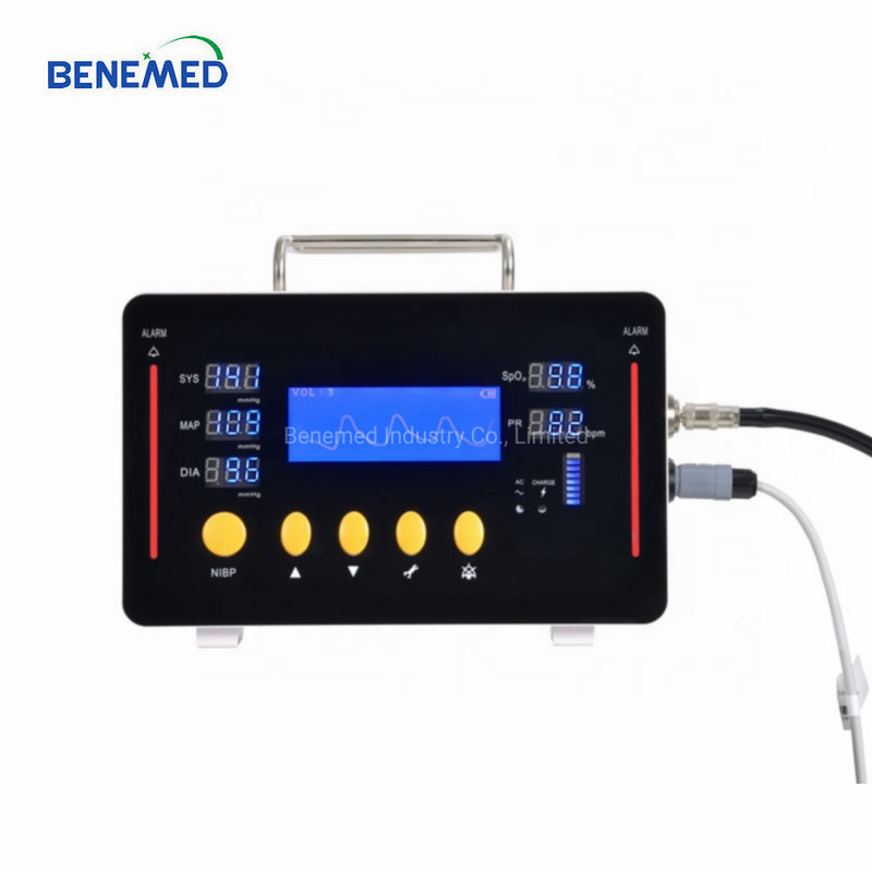 Portable NIBP SpO2 Medical Vital Signs Patient Monitor Bvm-8