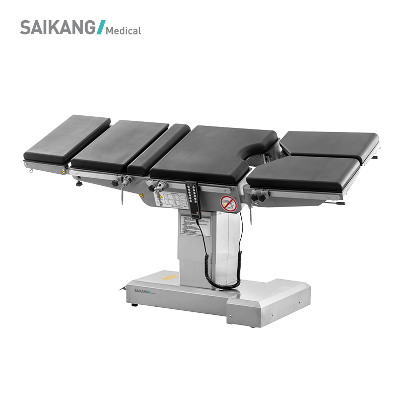 A301 Professional Stainless Steel Medical Treatment Equipment Multifunction Adjustable Electric Surgical Operating Table