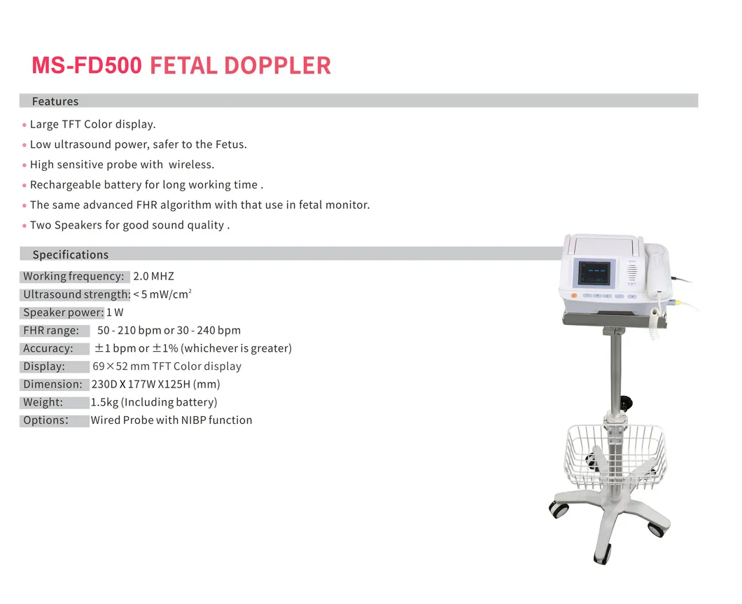 MS-FD500 Fetal Doppler 2