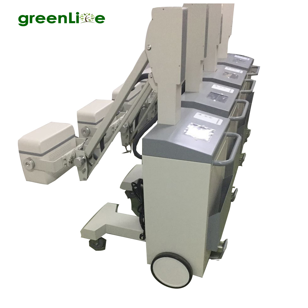 Manufacturer CE ISO Approved Xm101f Medical Digital Radiography 5kw 100mA High Frequency Mobile Imaging X Ray Unit X-ray Machine with 8 Inch Touch Screen