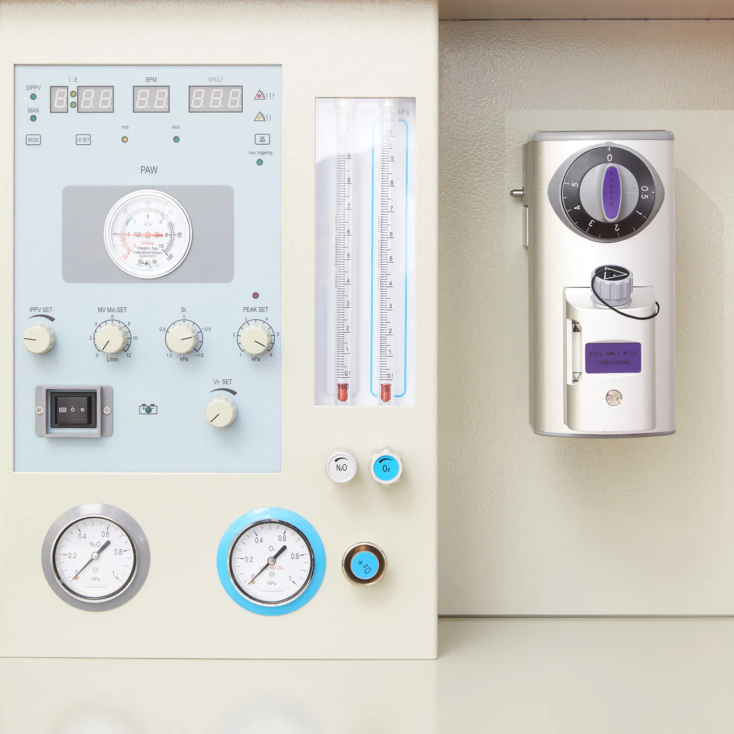 Advanced Hot Sale Medical Anesthesia Machine with Two Vaporizer