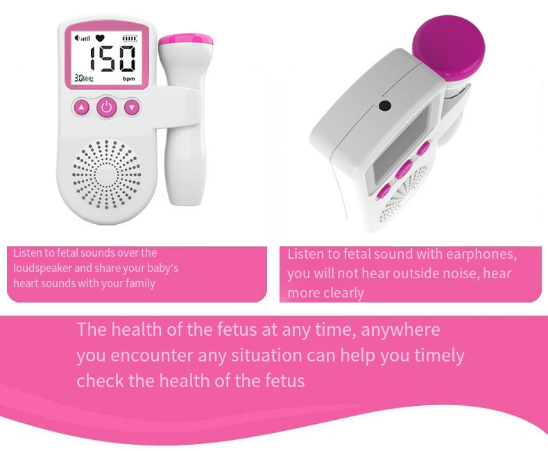 Factory Price Baby Doppler Heart Monitor Doppler Equipment Dopple Maternal Doppler Color for Pregnant