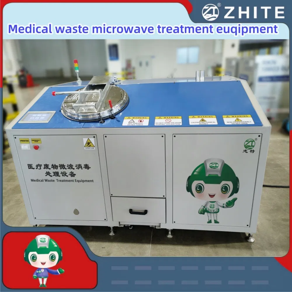 50kg/H Microwave Sterilization Treatment Equipment for Hospital Medical Waste with Shredder