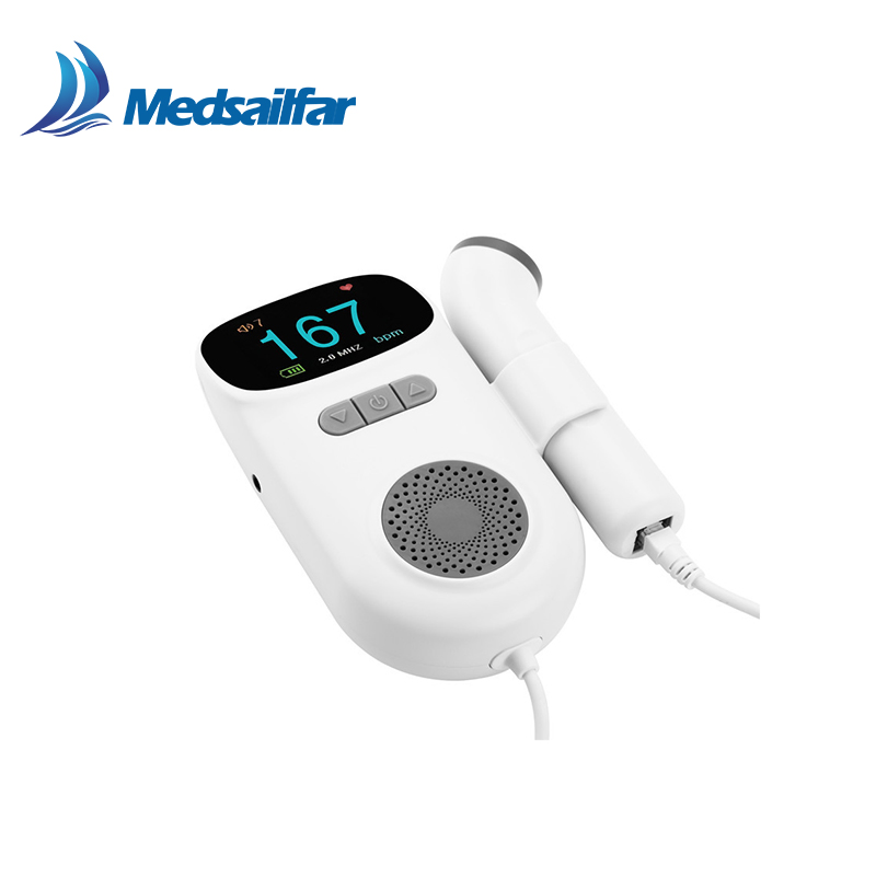 OEM Home Waterproof Detector Pocket Handheld Ultrasound Portable Baby Fetal Doppler Monitor
