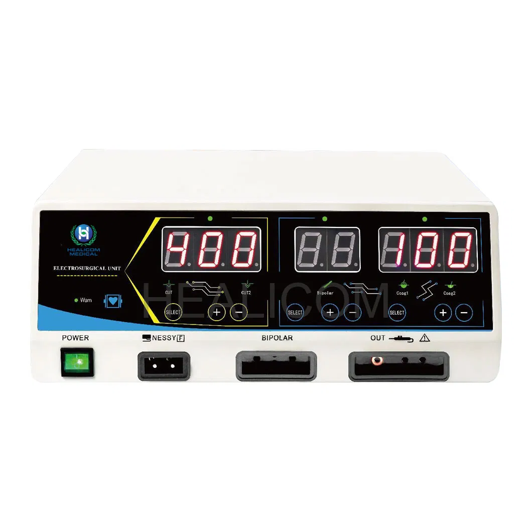 Medical Portable Bipolar 400W High Frequency Surgical Electrosurgical Unit Diathermy Machine for Surgery Room