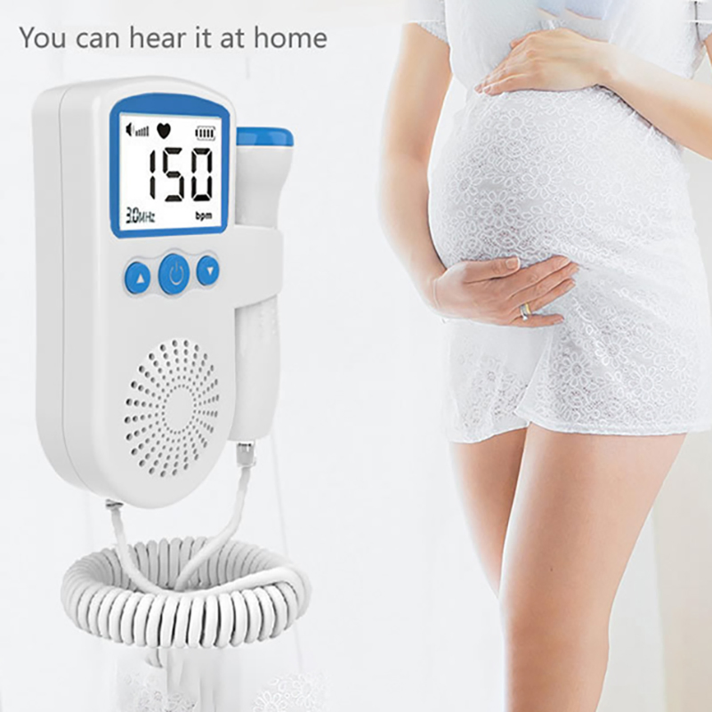 Pregnancy Home Medical Portable Fetal Heart Rate Doppler Detection Monitor