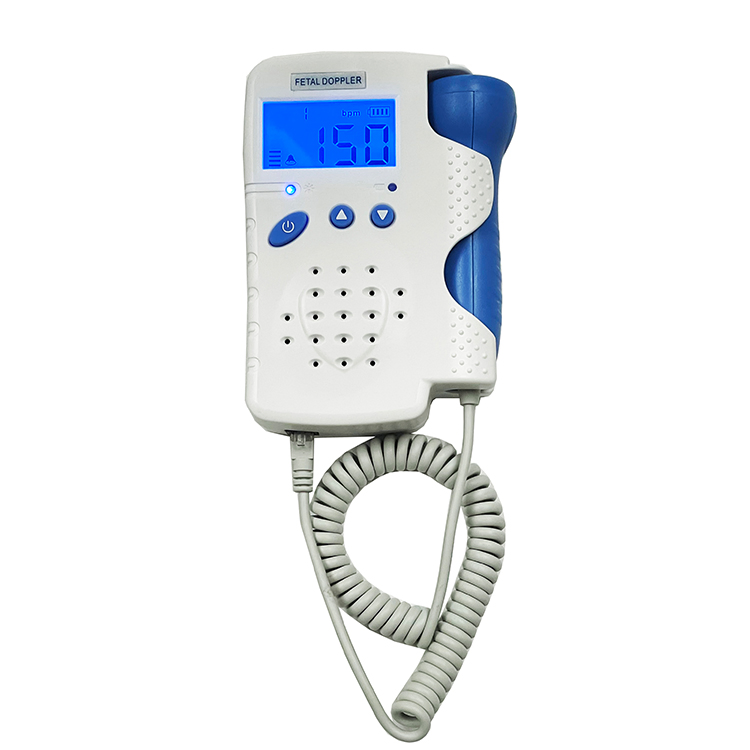 Gfd66bp Factory Price Ultrasound TFT Portable Heart Beat Rate Doppler Fetal Monitor for Baby