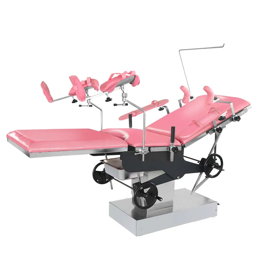 Factory Wholesale Ob-H-P06 Examination Operating Table Manual Surgery Bed Surgical Operation Table