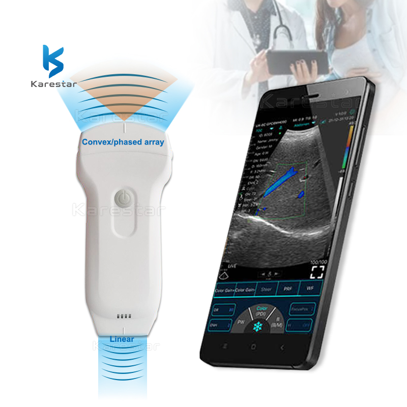 3 in 1 Color Doppler Wireless Probe WiFi and USB Ultrasound Device