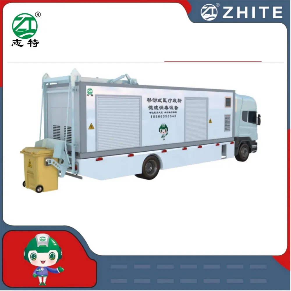 Hospital Medical Waste Microwave Sterilization Treatment Equipment with Certification